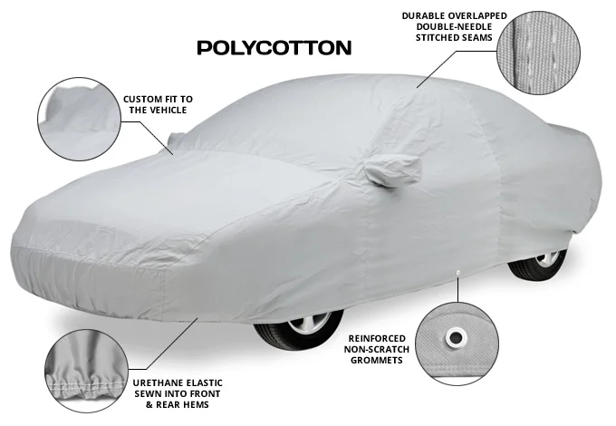 Covercraft Custom Fit Car Covers Polycotton Gray C18631PD 2022