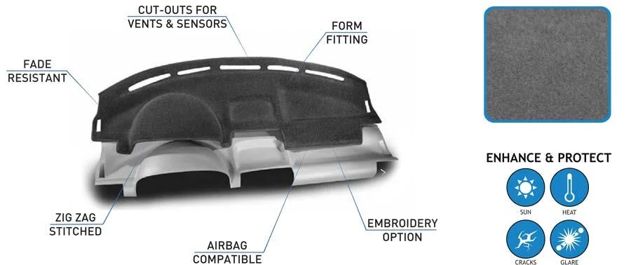 Whats the difference between a molded dash cover and a custom dash cover? –  Coverking Support
