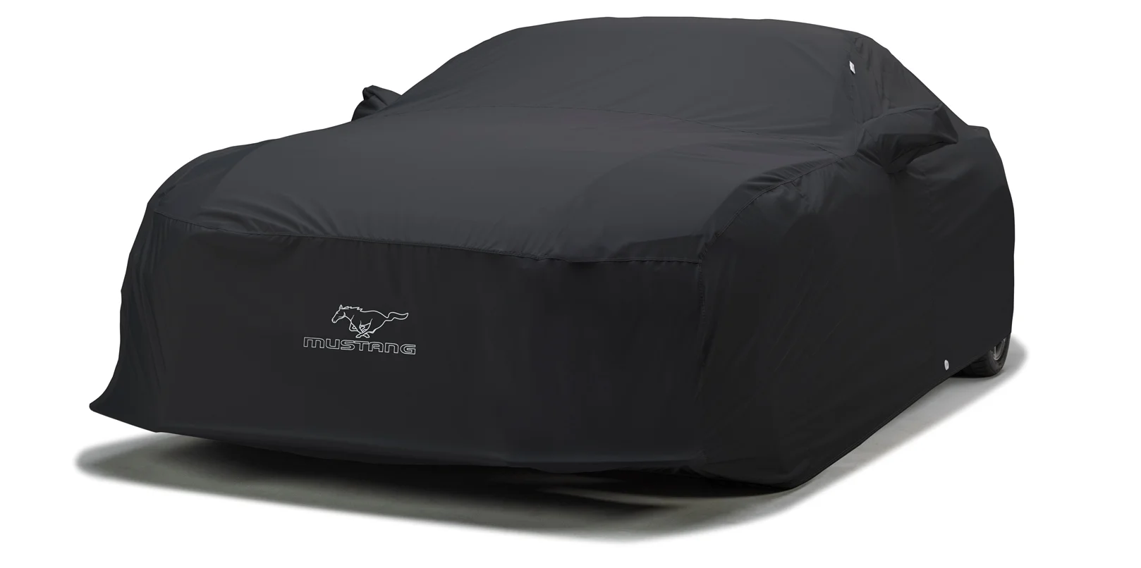 2020-2023 Ford Mustang Custom 3-Layer Moderate Climate Car Cover with Black Mustang Pony Logo
